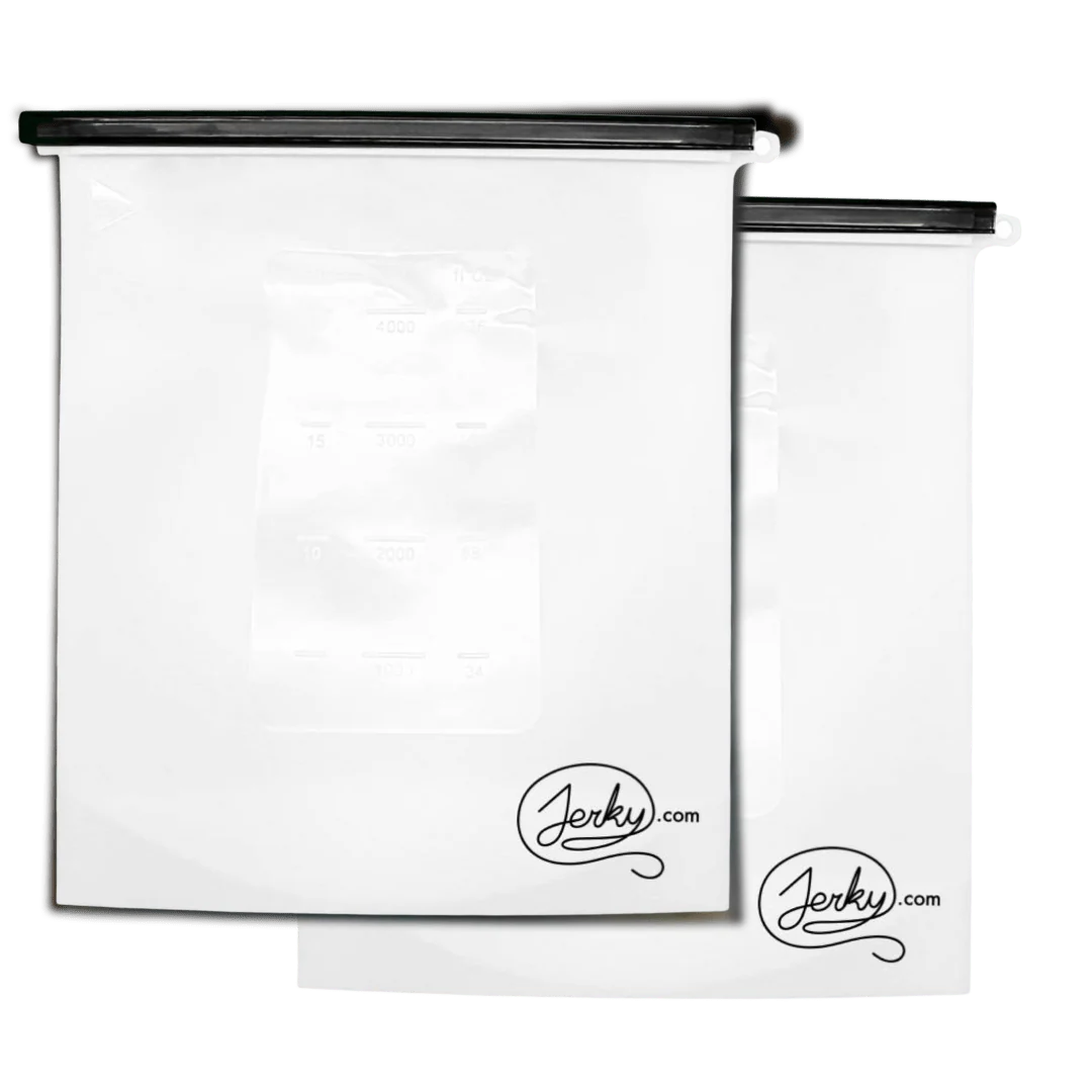 1-Gallon Silicone Marinating Bags 2-Bag Bundle