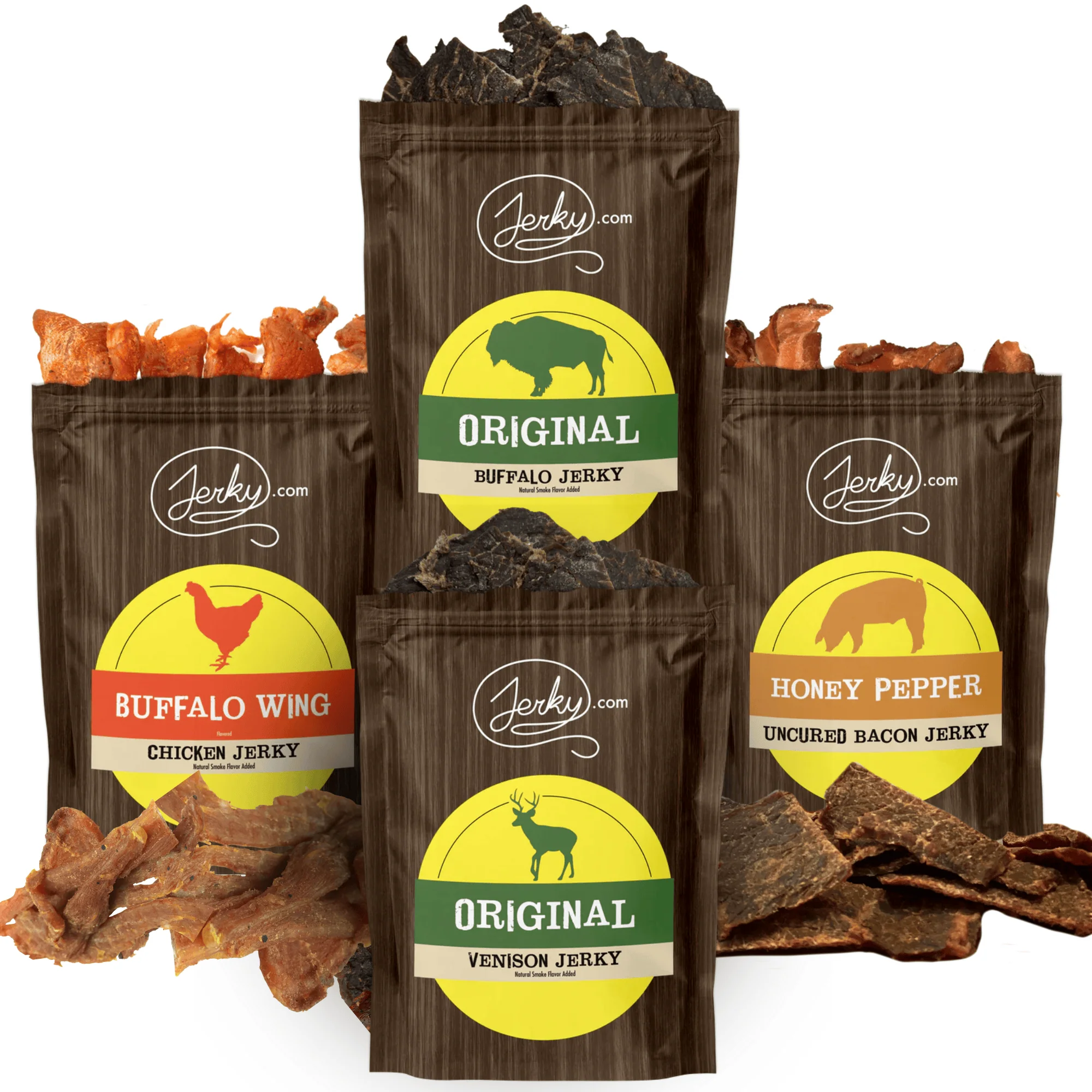 Adventure Bundle Buffalo Wing Chicken, Buffalo, Bacon, Venison