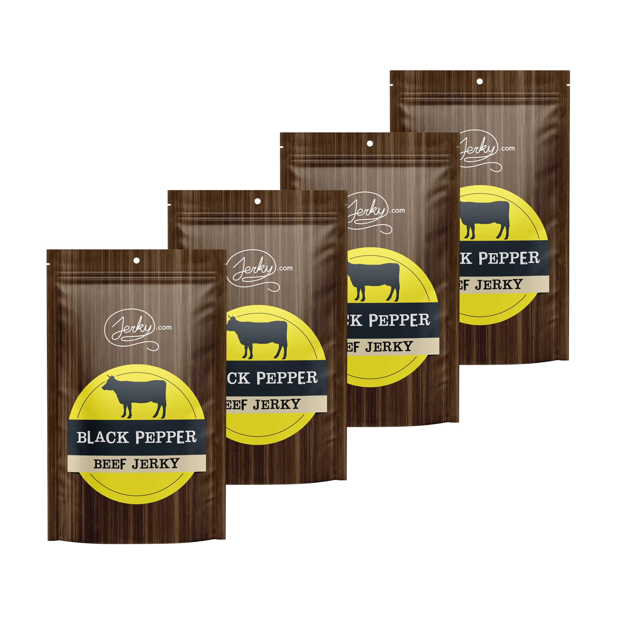 All-Natural Beef Jerky - Black Pepper - 1 Pound Bag - Image 3
