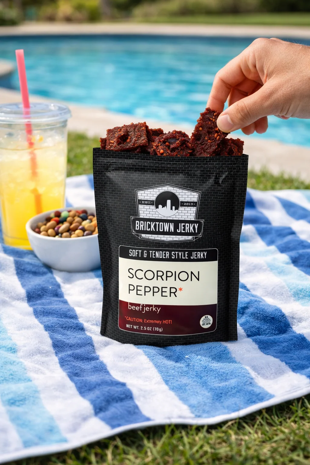 Soft and Tender Style Beef Jerky - Scorpion Pepper - Image 3